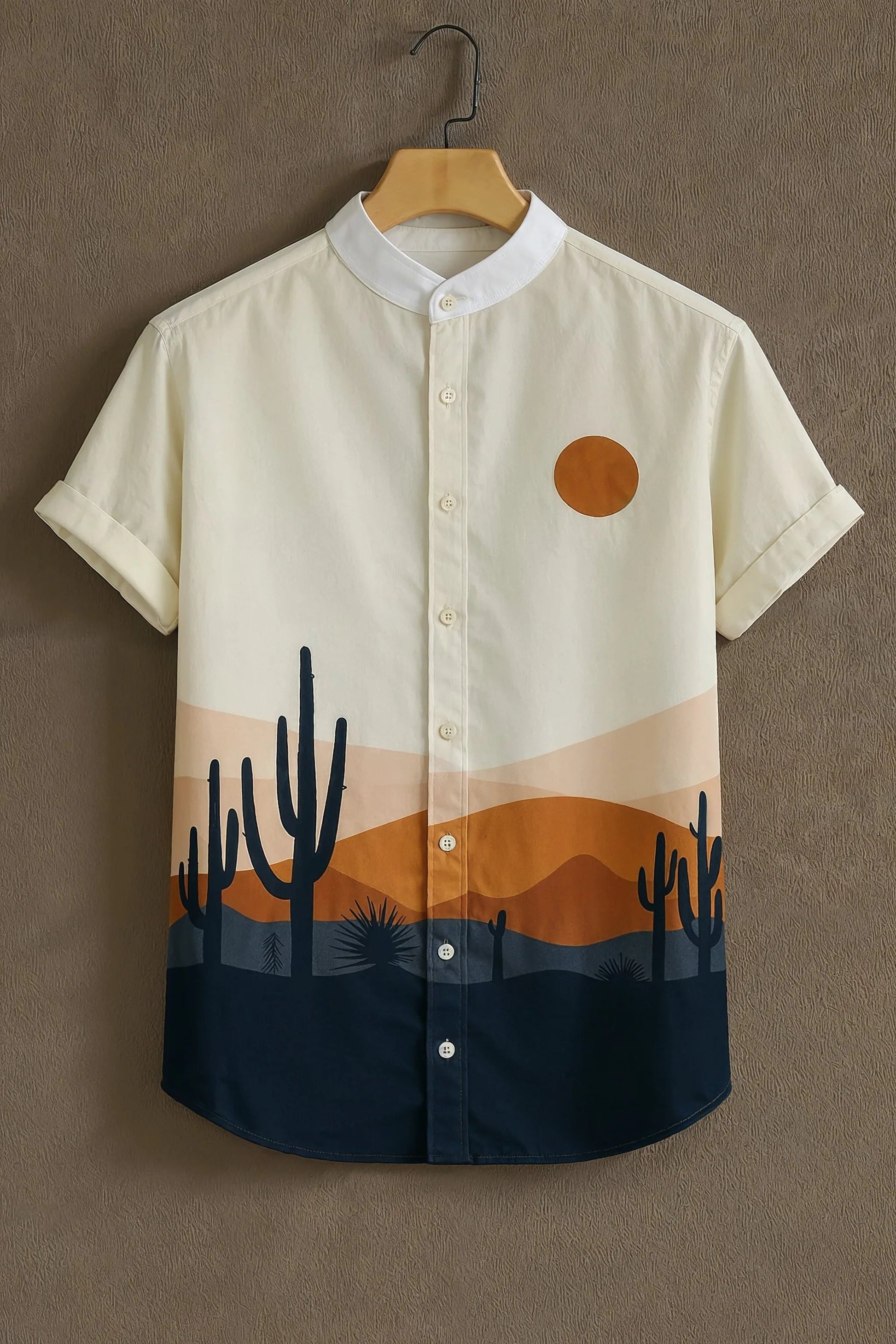 Sunflare Cream Premium Desert-Inspired Shirt